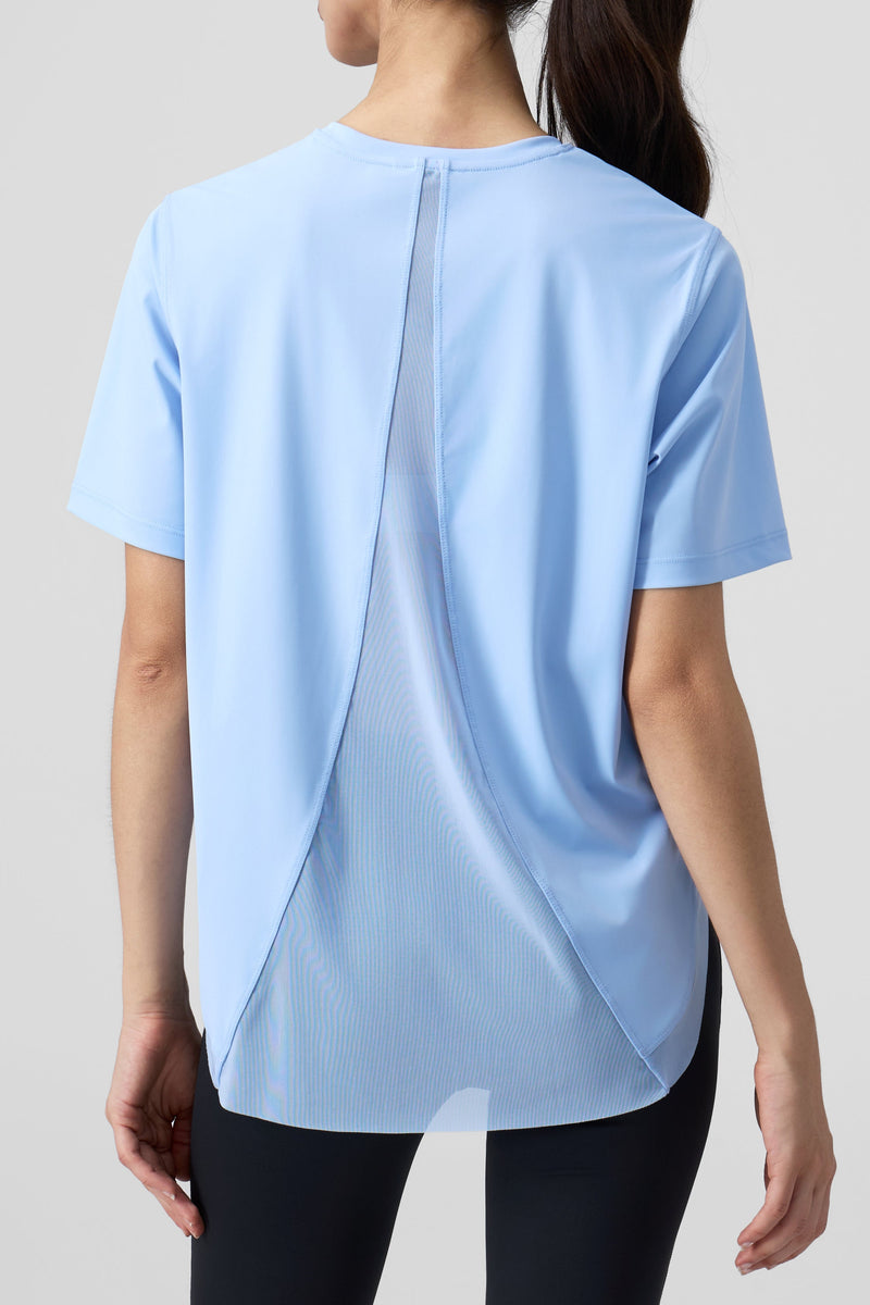 Women's Workout Athletic Mesh Back T-Shirts
