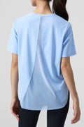 Women's Workout Athletic Mesh Back T-Shirts