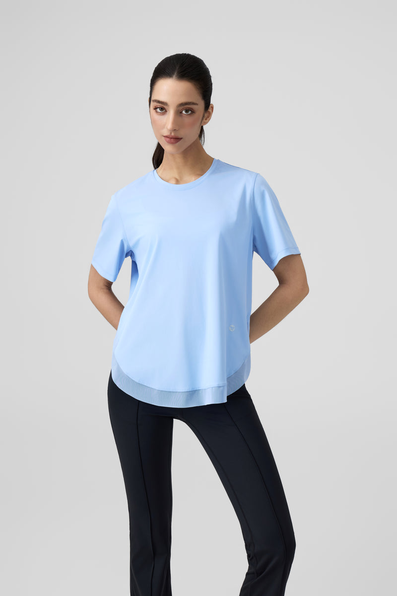 Women's Workout Athletic Mesh Back T-Shirts