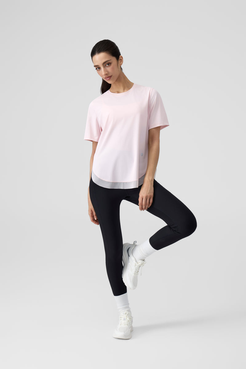 Women's Workout Athletic Mesh Back T-Shirts