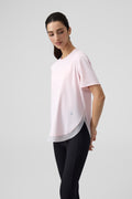 Women's Workout Athletic Mesh Back T-Shirts