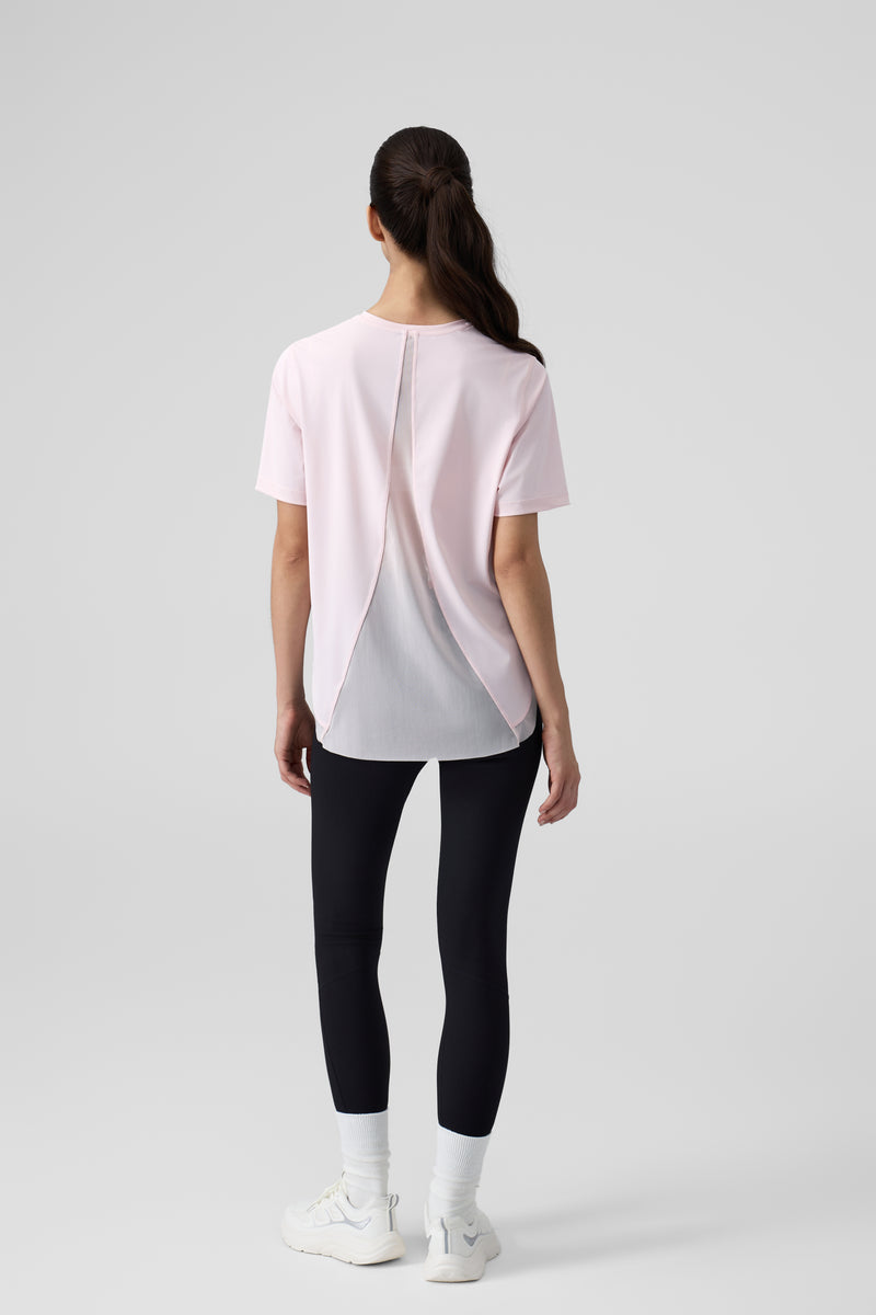 Women's Workout Athletic Mesh Back T-Shirts
