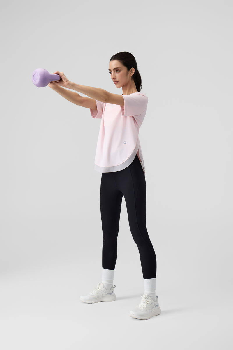 Women's Workout Athletic Mesh Back T-Shirts