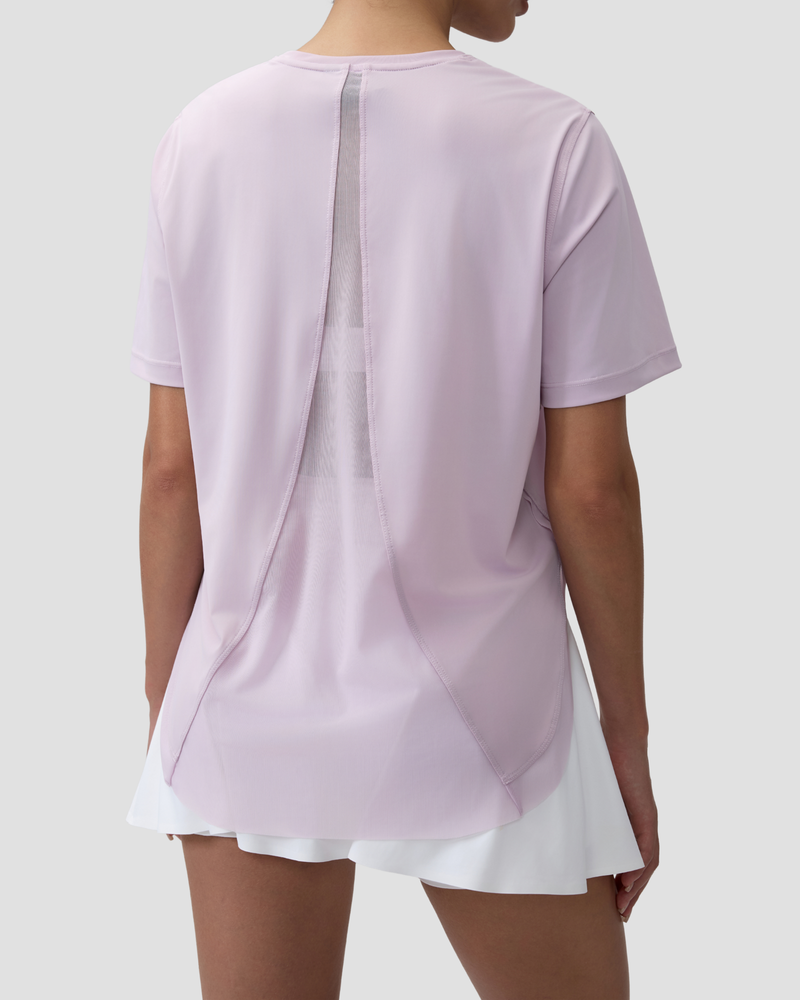 Women's Workout Athletic Mesh Back T-Shirts